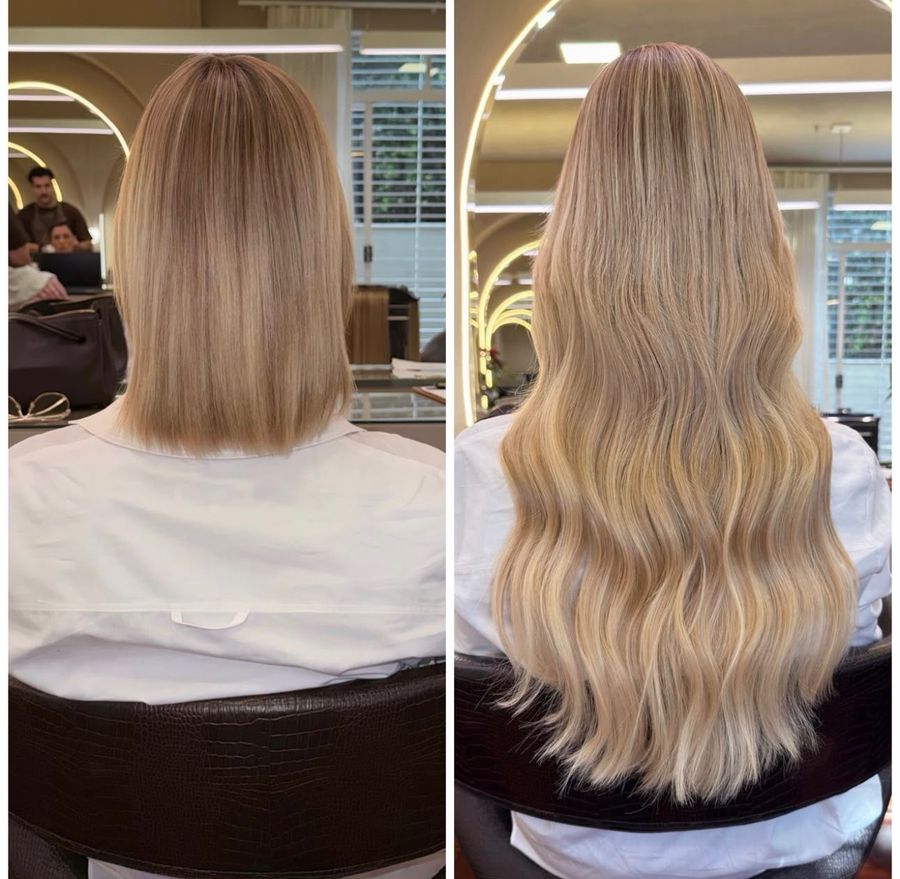 Antes e depois com mega hair da +Cabelo, 4