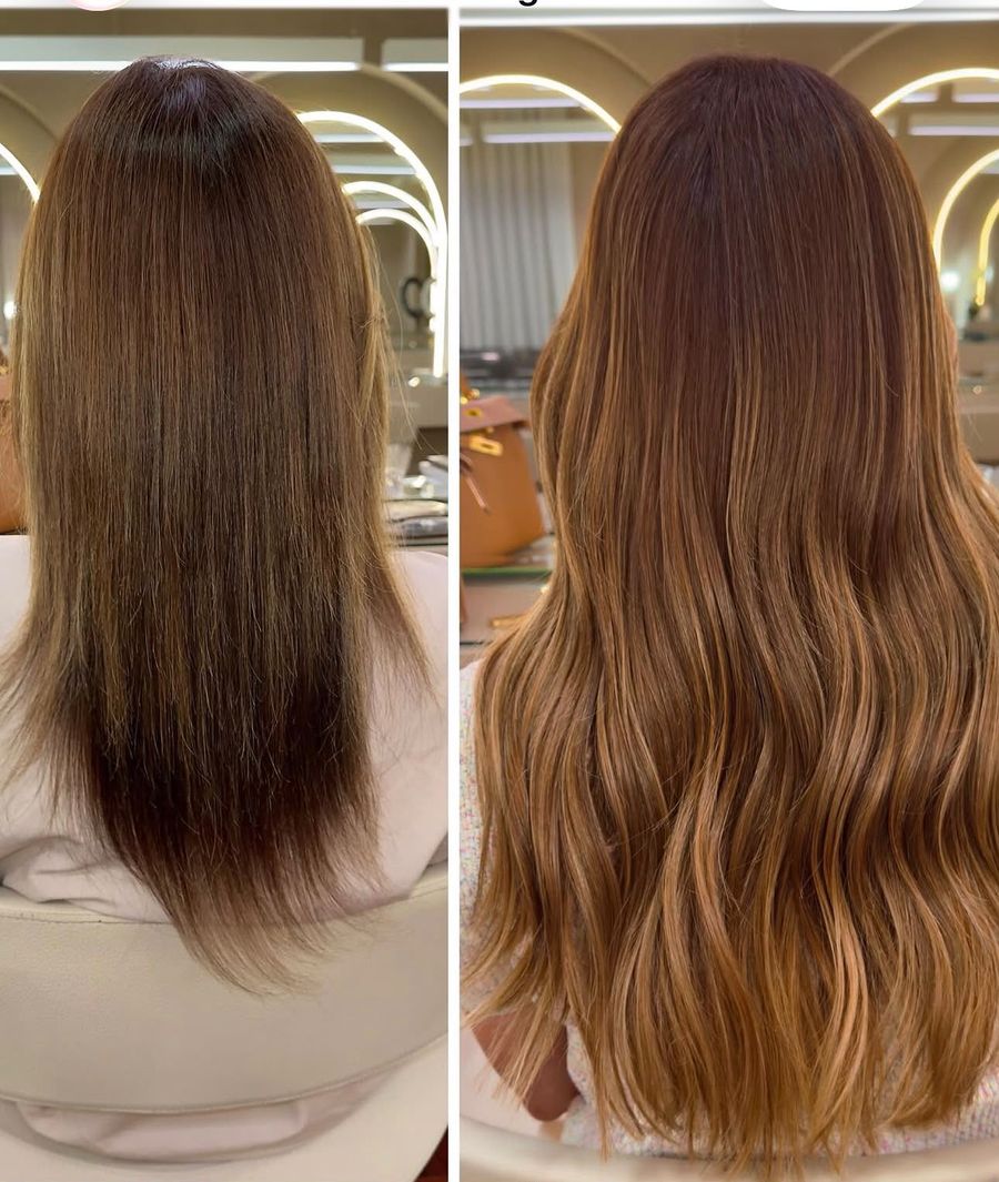 Antes e depois com mega hair da +Cabelo, 6